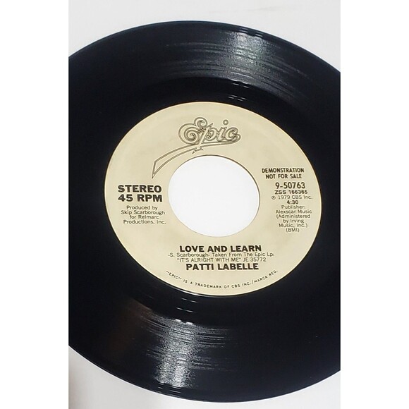 Patti LaBelle 45 RPM Promo Vinyl – Don’t Make Your Angel Cry / Love Learn - Picture 7 of 11